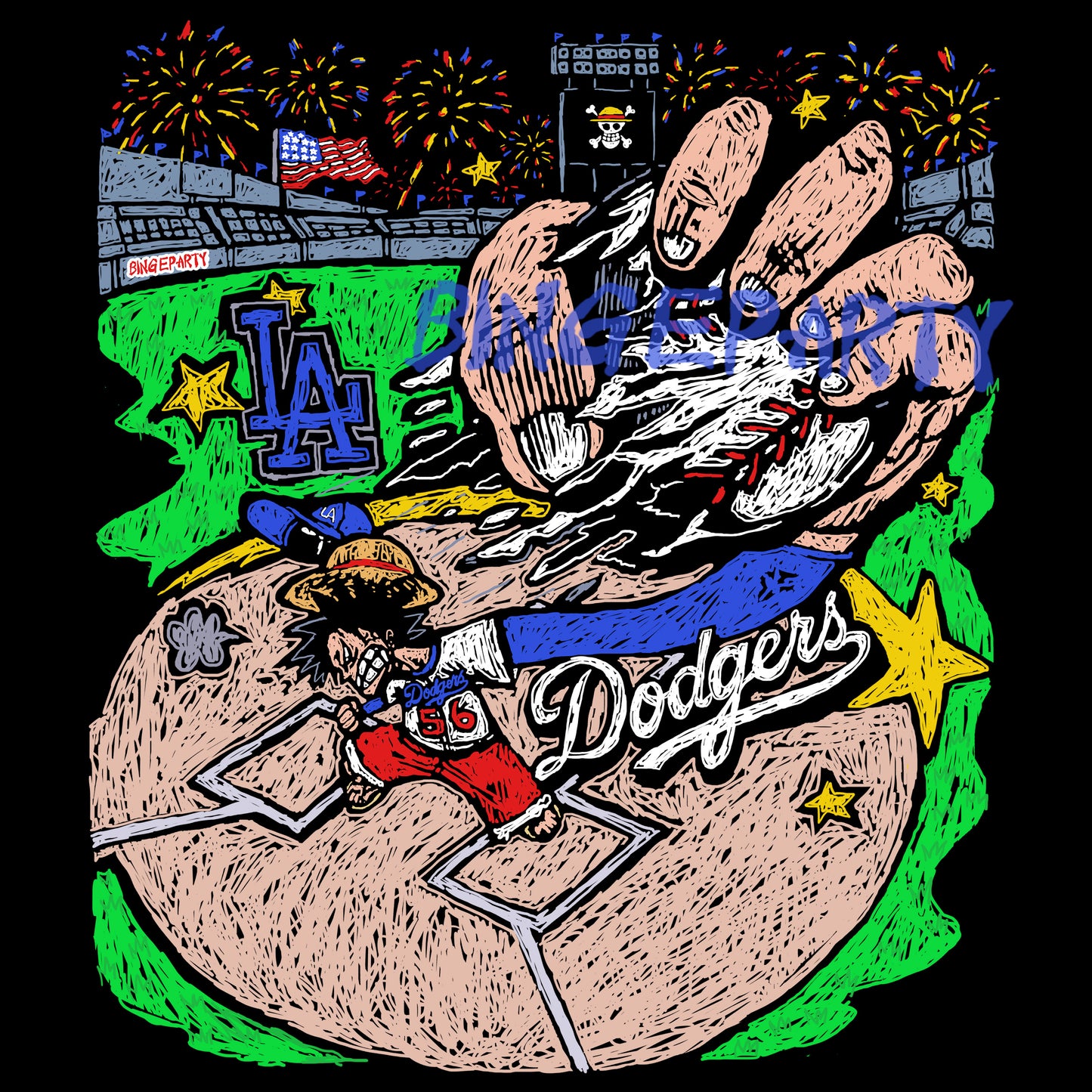 Big Stage Tee - Black