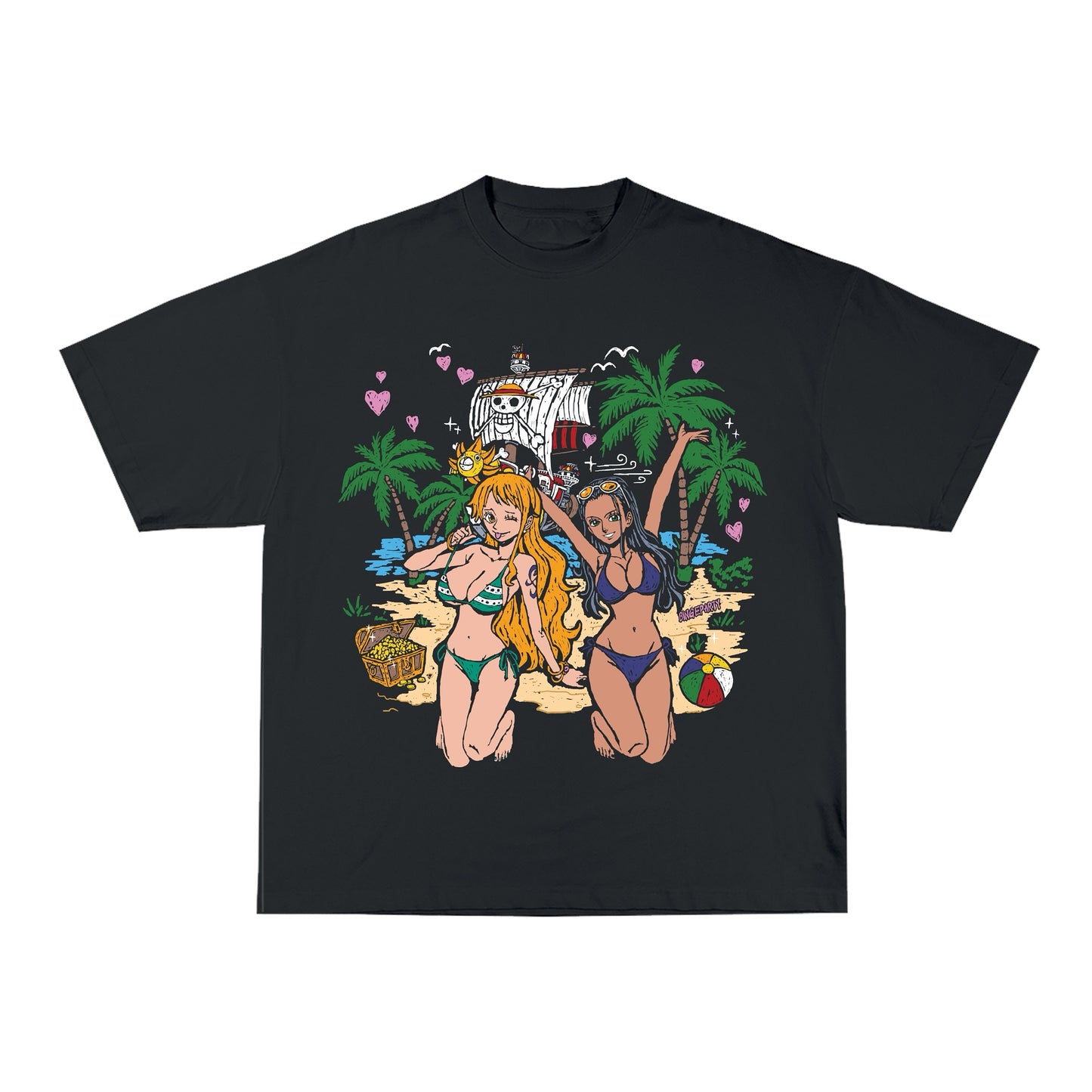 Beaches Tee - Black