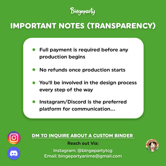 Custom Commission Binder