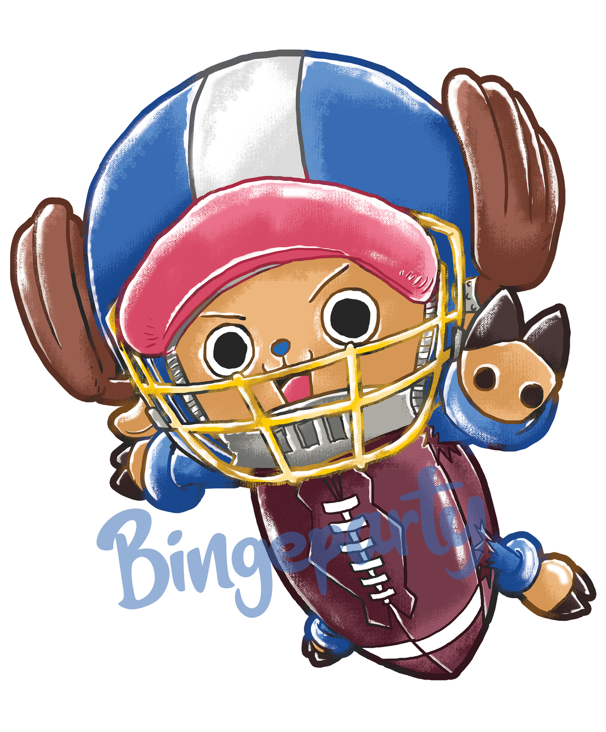 Tony Tony Football - Unisex Oversized T-Shirt