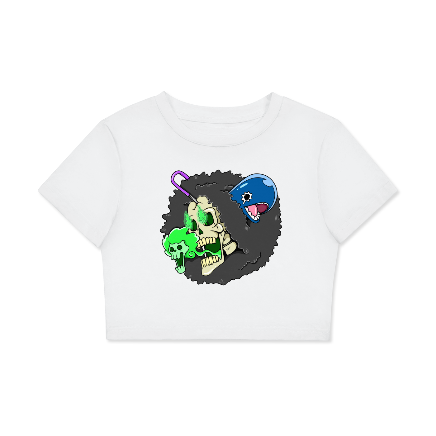 Ladies SK Fitted Crop Tee