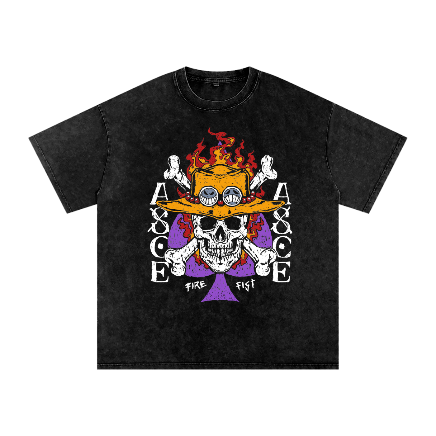 Fire Fist Tee - Acid Wash