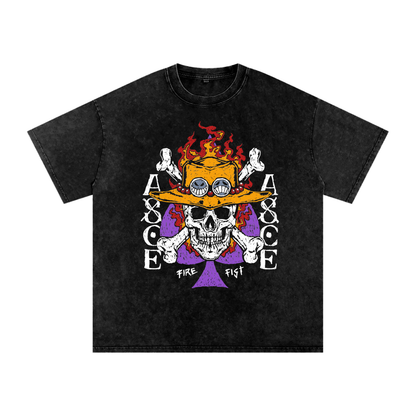 Fire Fist Tee - Acid Wash
