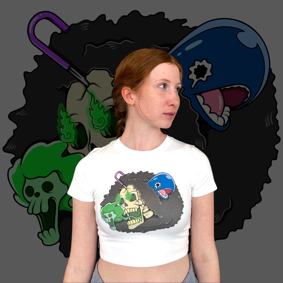 Ladies SK Fitted Crop Tee