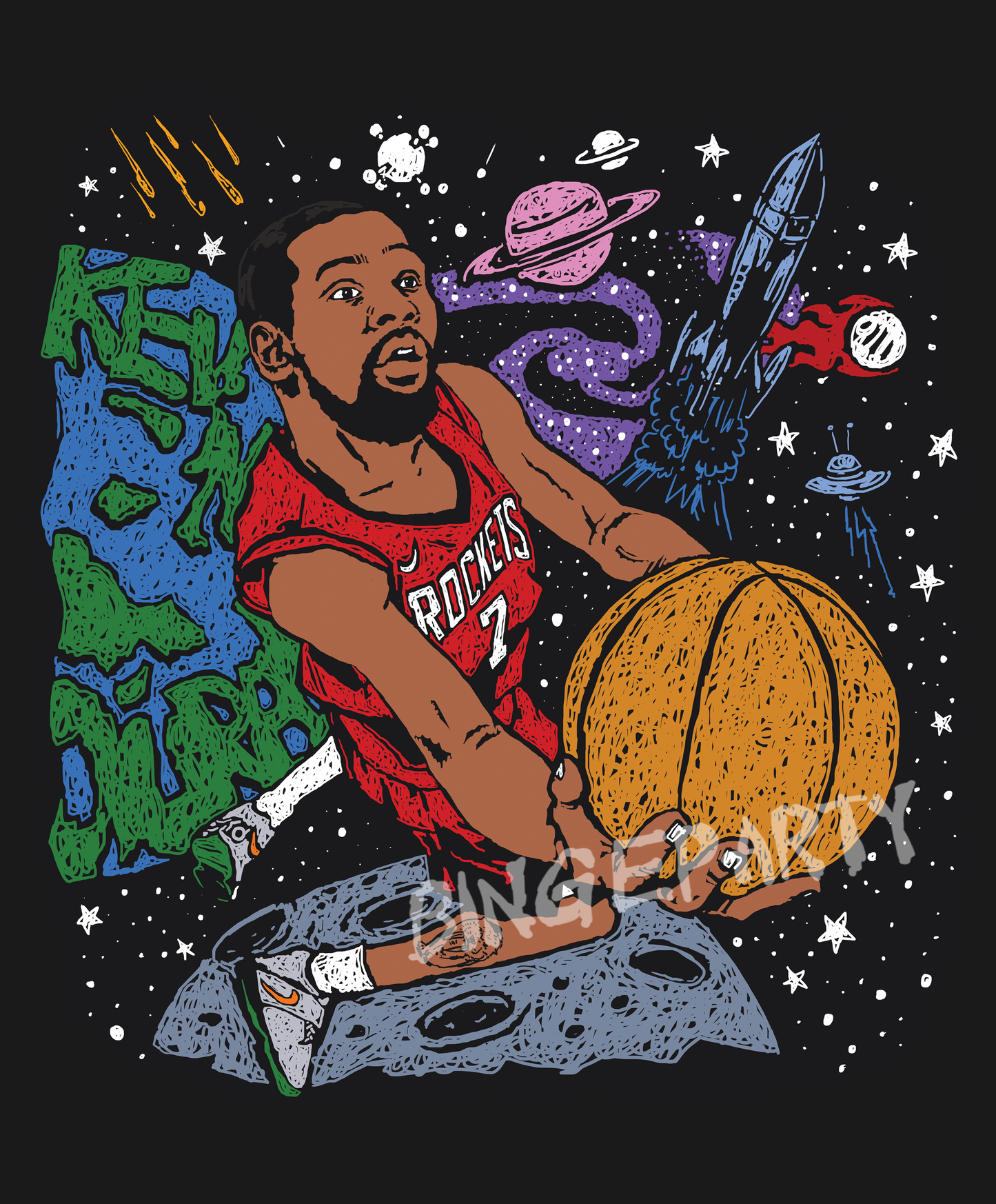 KD Galaxy - Acid Tee