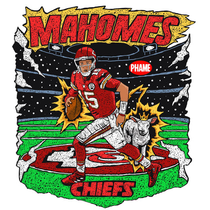 Mahomes Goat Tee - White