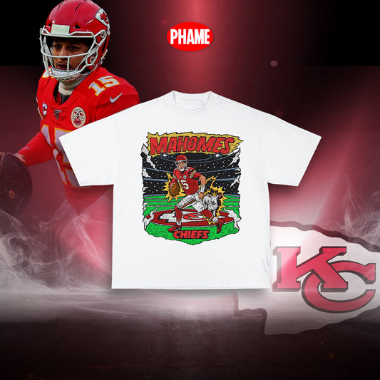 Mahomes Goat Tee - White