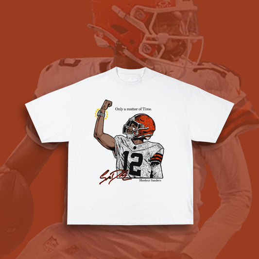 Sanders Time Tee - White