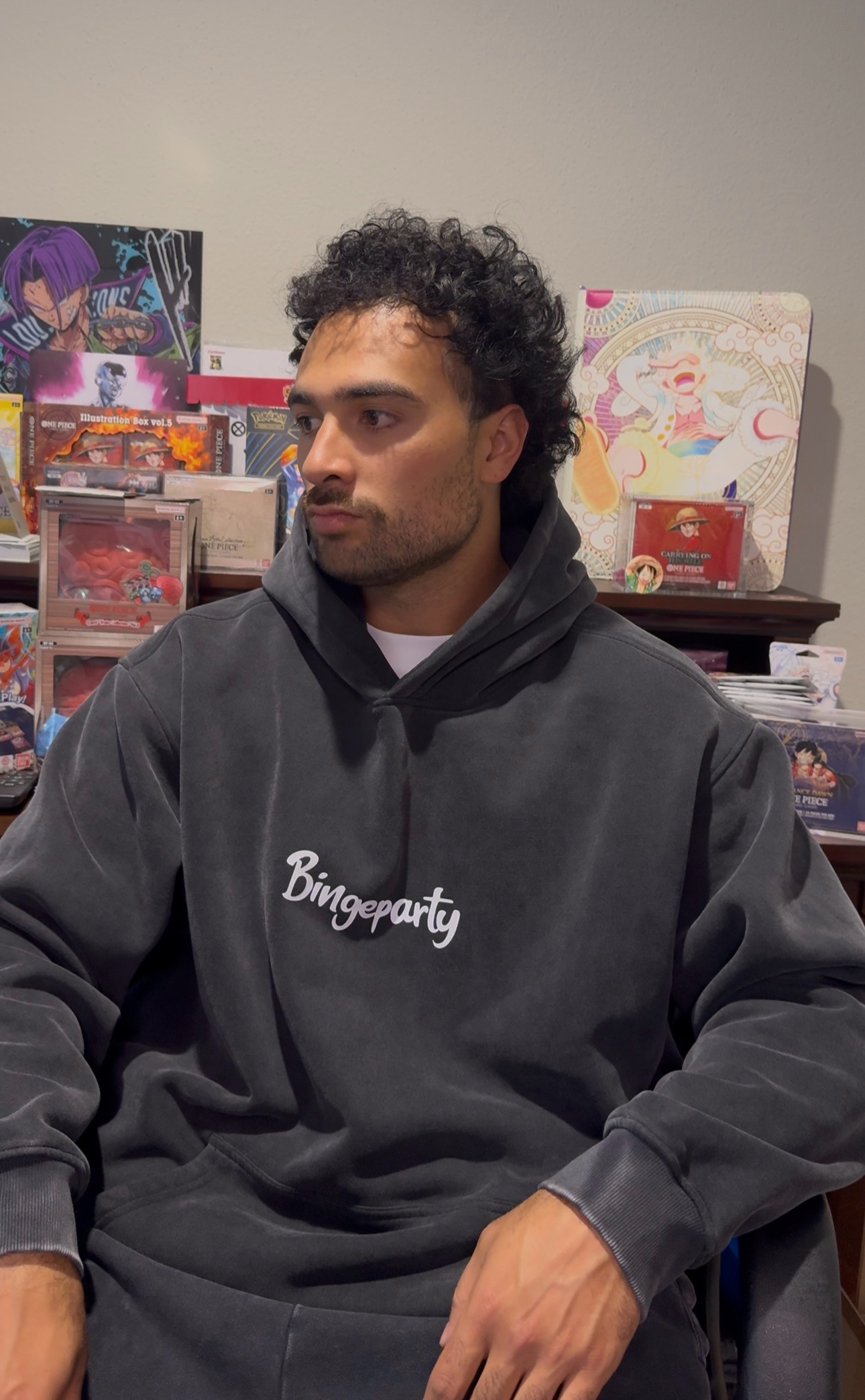 Oversized Acid Hoodie - Men