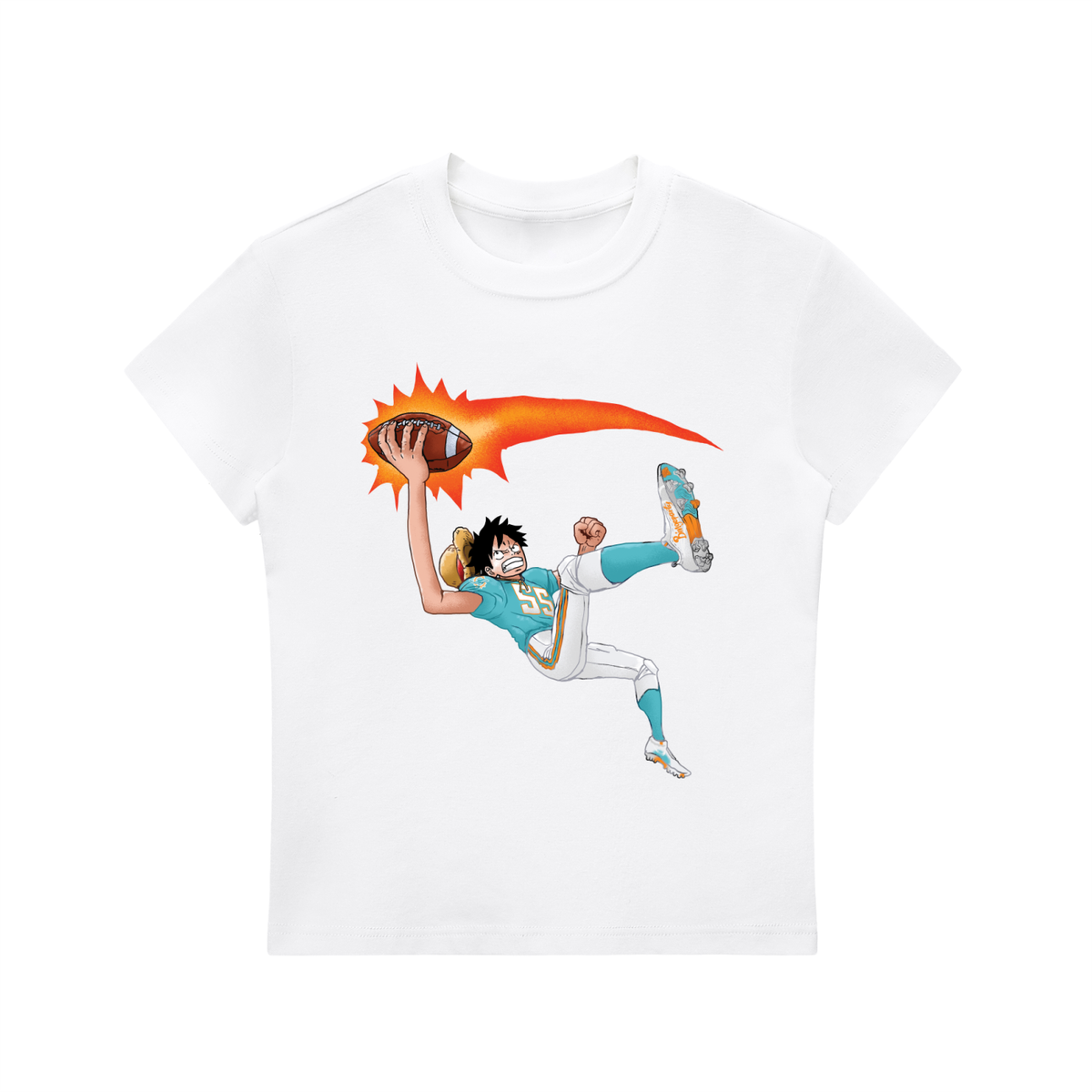 Ladies Phins - Crewneck T-Shirt
