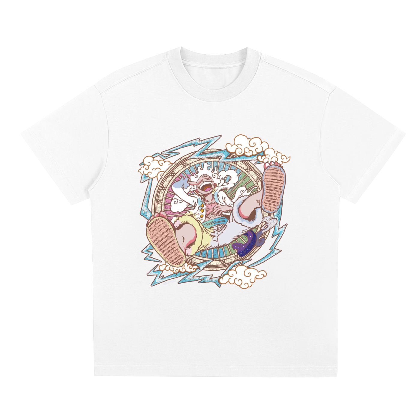Gear 5 V2 - White Tee