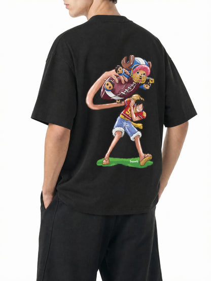 Tony Tony Football - Unisex Oversized T-Shirt